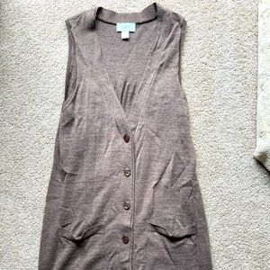 Ann Taylor Loft Light-Weight button Sweater